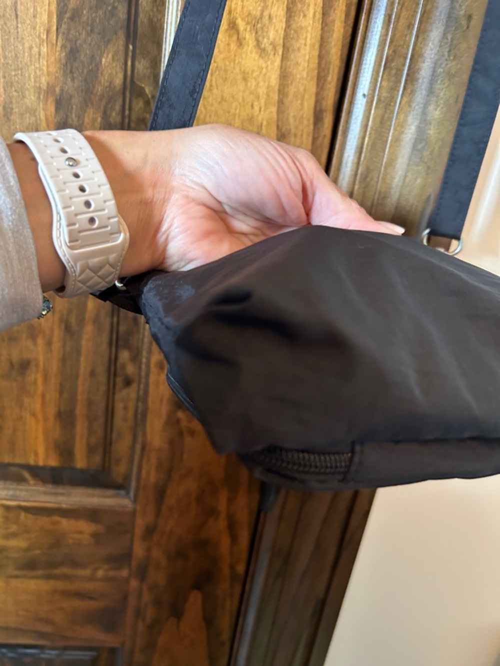 Baggallini Black Nylon Crossbody Belt Bag - Picture 9 of 14